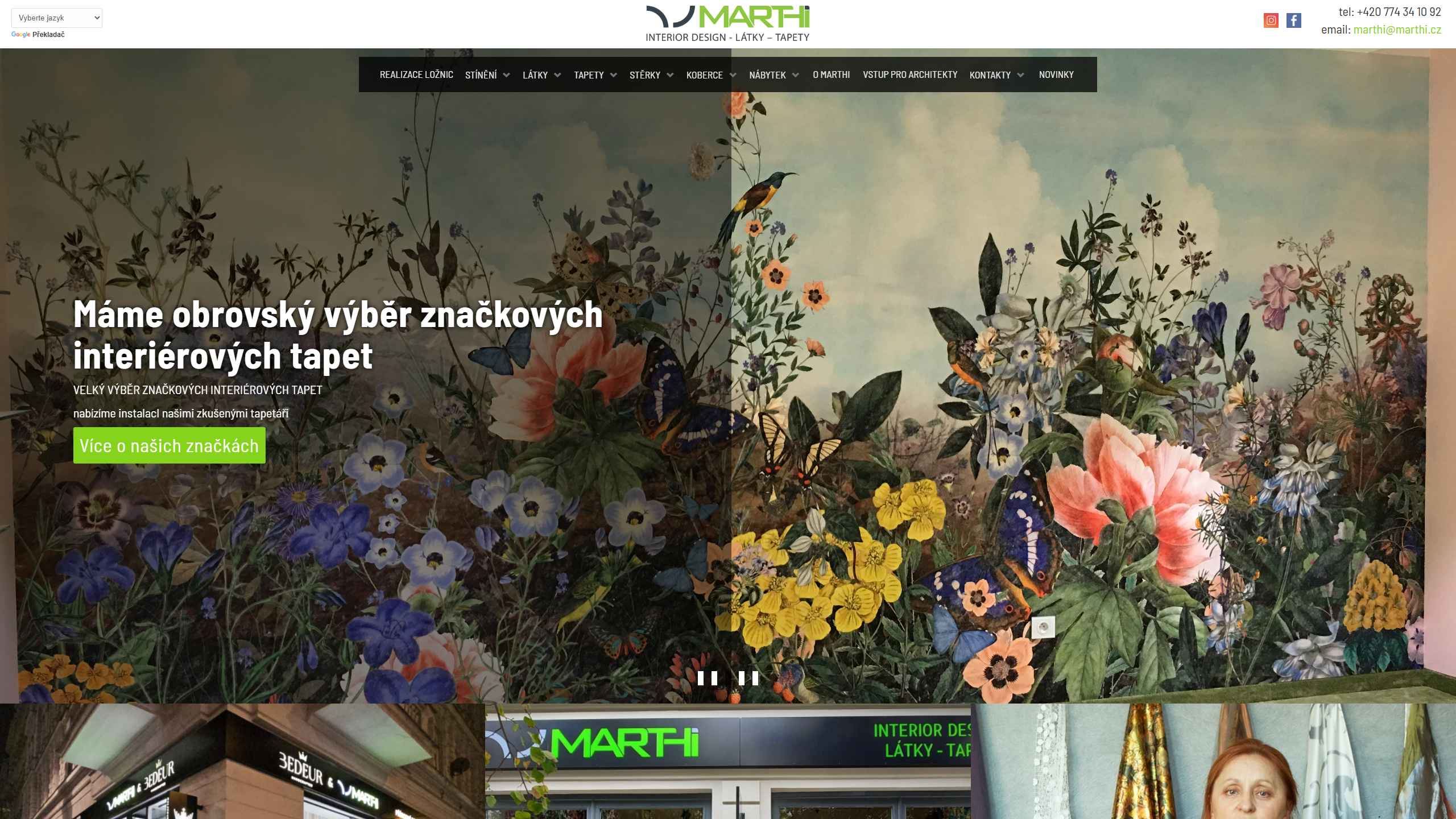 Web Marthi Store – monitor