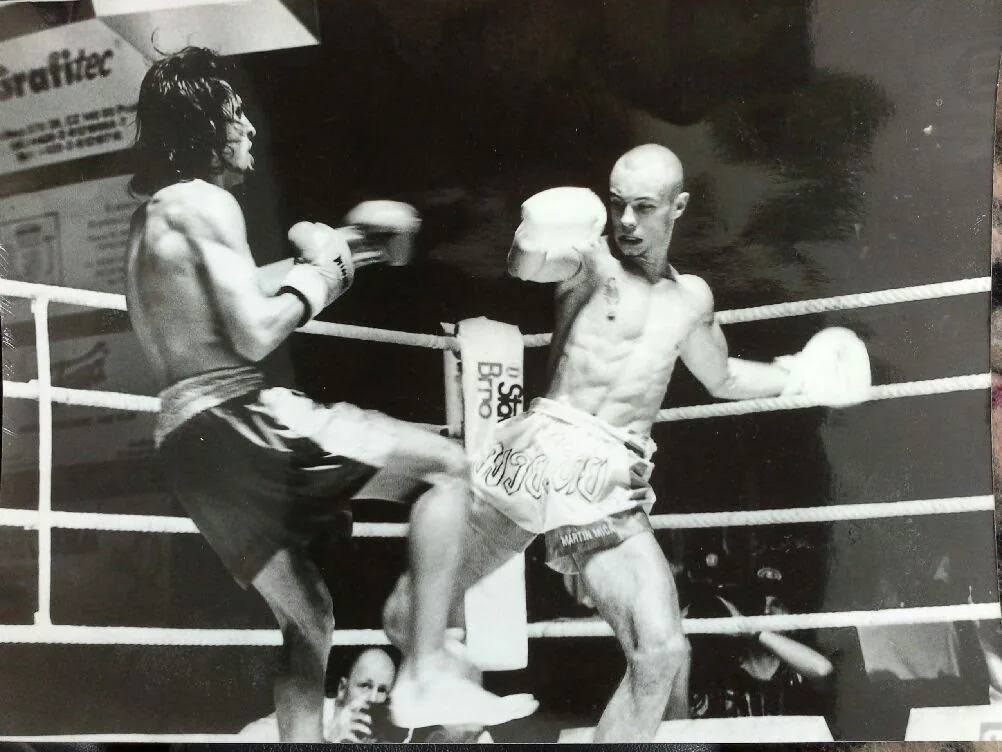 Image d’archive d’un combat sur le ring