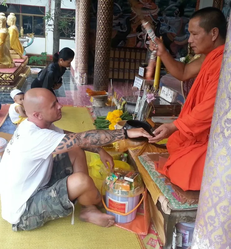 Un moment en Thaïlande