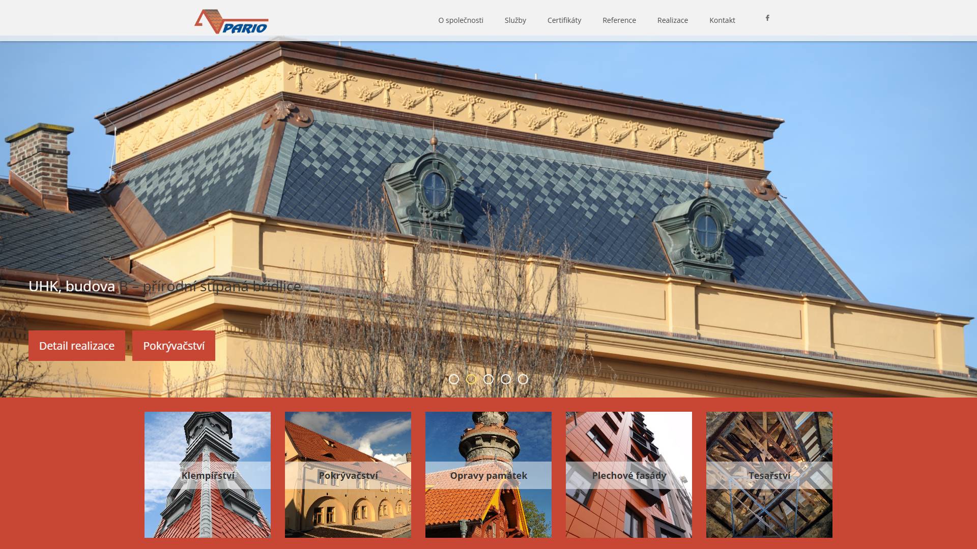 Web PARIO – notebook