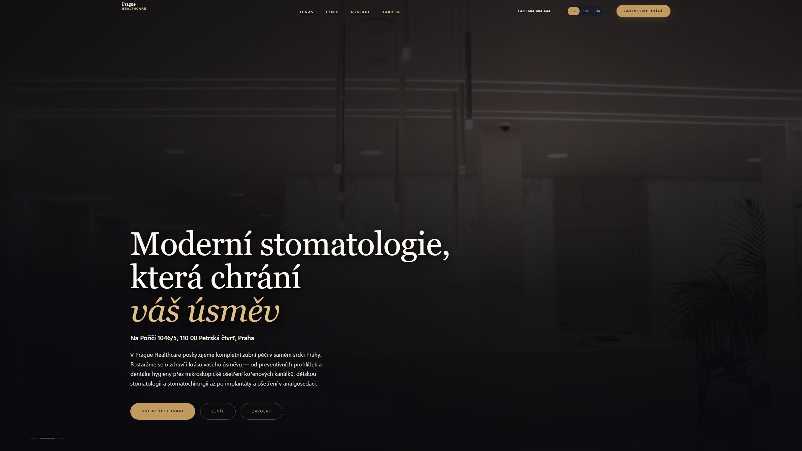 Web Prague Healthcare – monitor