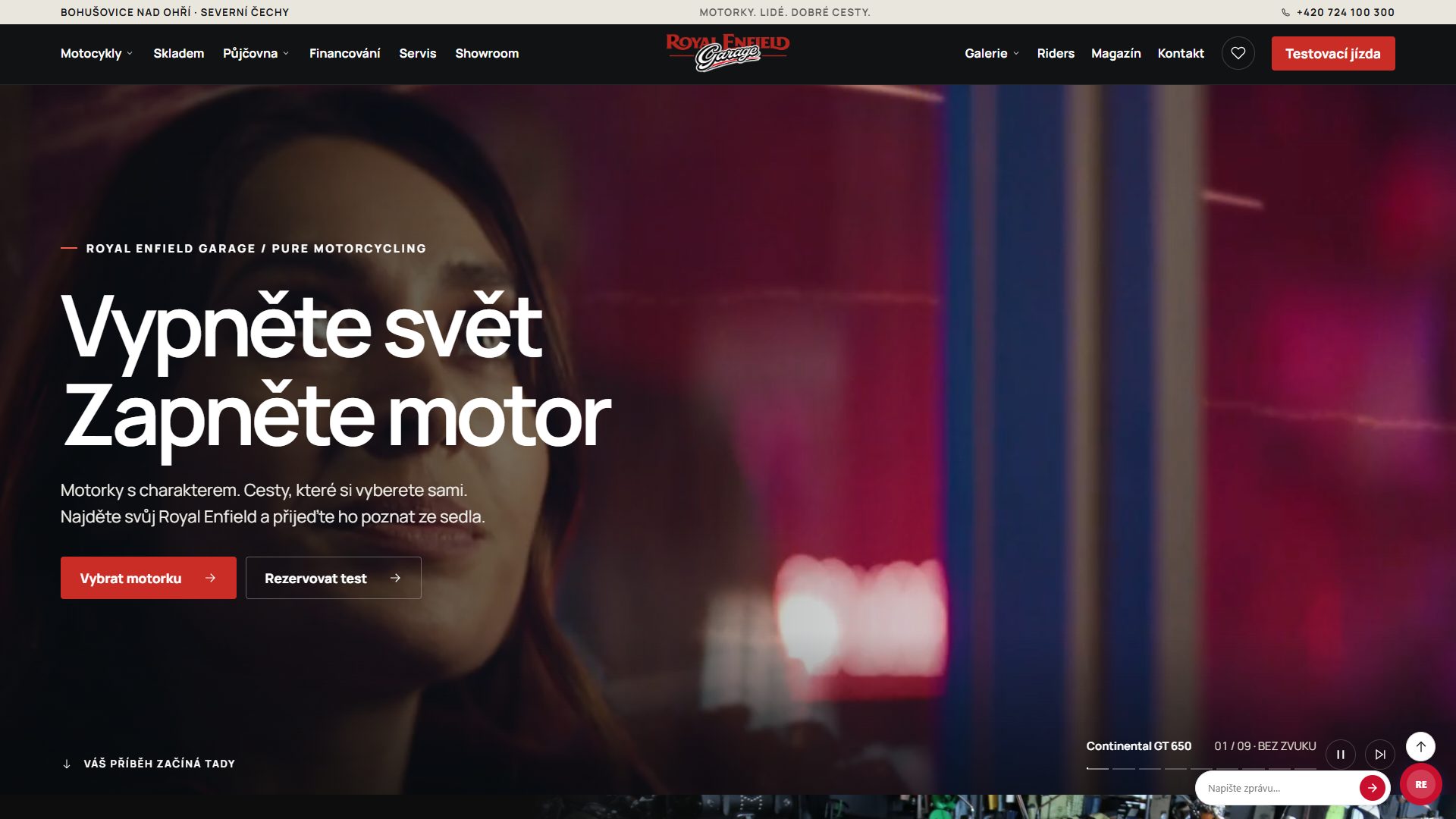 Web Royal Enfield Garage